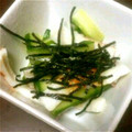 みやしゃん。's cooksnap of when they made きゅうりとちくわのごま油和え.