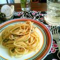 ねこのね's cooksnap of when they made すぐできる！ツナと大葉の和風スパゲティ.