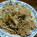 ♡Catherine's cooksnap of when they made 豚＋レタス＋しめじのポン酢炒め.