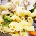 yuri827's cooksnap of when they made 離乳食・後期■コーンスープでマカロニ野菜.
