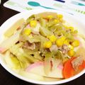 颯人雄稀ママ's cooksnap of when they made 片手鍋で簡単ちゃんぽんうどん.