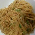 わかﾆｬ♡'s cooksnap of when they made ハマるパスタ♥簡単！ツナ長ネギ和風パスタ.