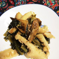 ドリスキ's cooksnap of when they made 春限定♪葉玉ねぎと筍の卵とじ.