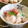 ＪＵＮちゃン's cooksnap of when they made エビとトマトのオーロラサラダ.