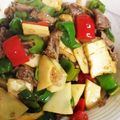 なまこたらこ's cooksnap of when they made 定番筍料理⑦ カラフル青椒牛肉片.