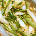 kanabuny's cooksnap of when they made 簡単★白菜とピーマンの白黒胡麻ポン酢和え.
