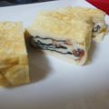 チュラ６６'s cooksnap of when they made 梅のり卵焼き.