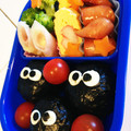 snoopy_snoopy's cooksnap of when they made 簡単☆キャラ弁 まっくろくろすけ.