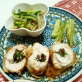 かすみ414's cooksnap of when they made 鶏ささみの梅しそ天ぷら.