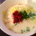 かおり家の食卓's cooksnap of when they made 食べるラー油で★ごま豆乳うどん.