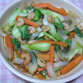 ゆみにゃむ's cooksnap of when they made 簡単✿海老とチンゲン菜の中華炒め✿.