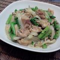 gongmei's cooksnap of when they made 鶏肉とアスパラのオイスタークリーム炒め.