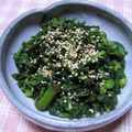 ゆみにゃむ's cooksnap of when they made ☆超簡単☆春菊のおひたし.