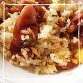 cherry__xo's cooksnap of when they made ＊ウィンナーとじゃこのチャーハン＊.