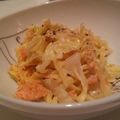ぴよんぬ1980's cooksnap of when they made ☆鮭フレークとキャベツのスパサラ☆.