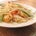矢切のねぎちゃん's cooksnap of when they made 激安・簡単豆腐ともやしの味噌炒め.