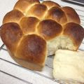 n0buemon's cooksnap of when they made 【HB★一次発酵】ふわふわ自慢ちぎりパン.
