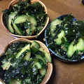 まあくんのおくさん's cooksnap of when they made ★胡瓜とワカメの箸休め★.