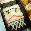 赤い電話's cooksnap of when they made ★妖怪ウォッチ　キャラ弁☆　むりかべ　.