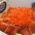 lemonina's cooksnap of when they made 北海漬け鮭＆いくら丼.
