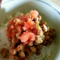 おろくにける's cooksnap of when they made 簡単おつまみ☆残り物で作る明太納豆.