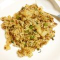サニー大好き's cooksnap of when they made 大根と春菊の韓国風チャーハン.