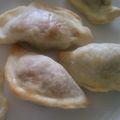 while's cooksnap of when they made ひき肉入りじゃがチーズ餃子.