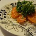 mihokid's cooksnap of when they made サーモン♪カルパッチョ.