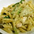 コットンベリー's cooksnap of when they made ペンネで★バジルのクリームパスタ.