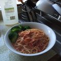 mini miffy's cooksnap of when they made トマト×チキンのパスタ.