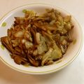 ゆきみたまご's cooksnap of when they made 舞茸とキャベツのガーリック味噌バター炒め.