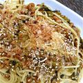ちゅにー☆'s cooksnap of when they made 高菜と納豆☆パスタ.