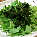 GUNNGUNN's cooksnap of when they made 水菜とのりとおじゃこで和風サラダ♪.
