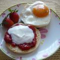 クレイプメートル's cooksnap of when they made とろ〜り幸せジャムヨーグルトースト.