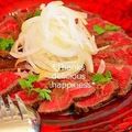 ruruchirin's cooksnap of when they made 簡単絶品！！牛のたたきっ！！.