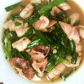たまご0909's cooksnap of when they made いかとにらの麺つゆマヨ炒め♪.