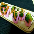 mutsu＊'s cooksnap of when they made かまぼこのお浸しサンド.