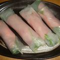 mikiha5's cooksnap of when they made 水菜の生春巻きサラダ.