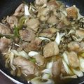 千代ｃｏｃｏ's cooksnap of when they made 鶏もも肉ときのこの黒酢照り焼き.