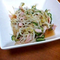 璃ン音's cooksnap of when they made もやしとハムの中華和え⭐.