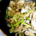 pikapanchi's cooksnap of when they made 豚バラとにんにくの茎炒め.