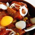 yukiじるし's cooksnap of when they made ★血液サラサラ★鰹のユッケ風.