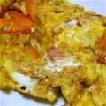 シャア専用料理長's cooksnap of when they made 包丁いらず具だくさん☆繊維たっぷり卵焼き.