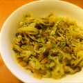 74nanashi's cooksnap of when they made 長ねぎとシメジのザーサイ炒め.