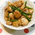 あやいず's cooksnap of when they made 鶏モモ肉とアスパラの甘辛バター炒め.