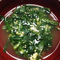 まーきち。's cooksnap of when they made ニラと卵のお吸い物.