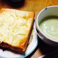 adorer's cooksnap of when they made チーズオニオントースト.
