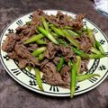 うさぎ０２'s cooksnap of when they made 牛肉とアスパラのオイスターソース炒め❤.