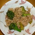ちっはりん's cooksnap of when they made ♫豚肉とブロッコリーのハニーマスタード♫.