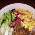 mitoreznor's cooksnap of when they made お手軽豚そぼろ丼.